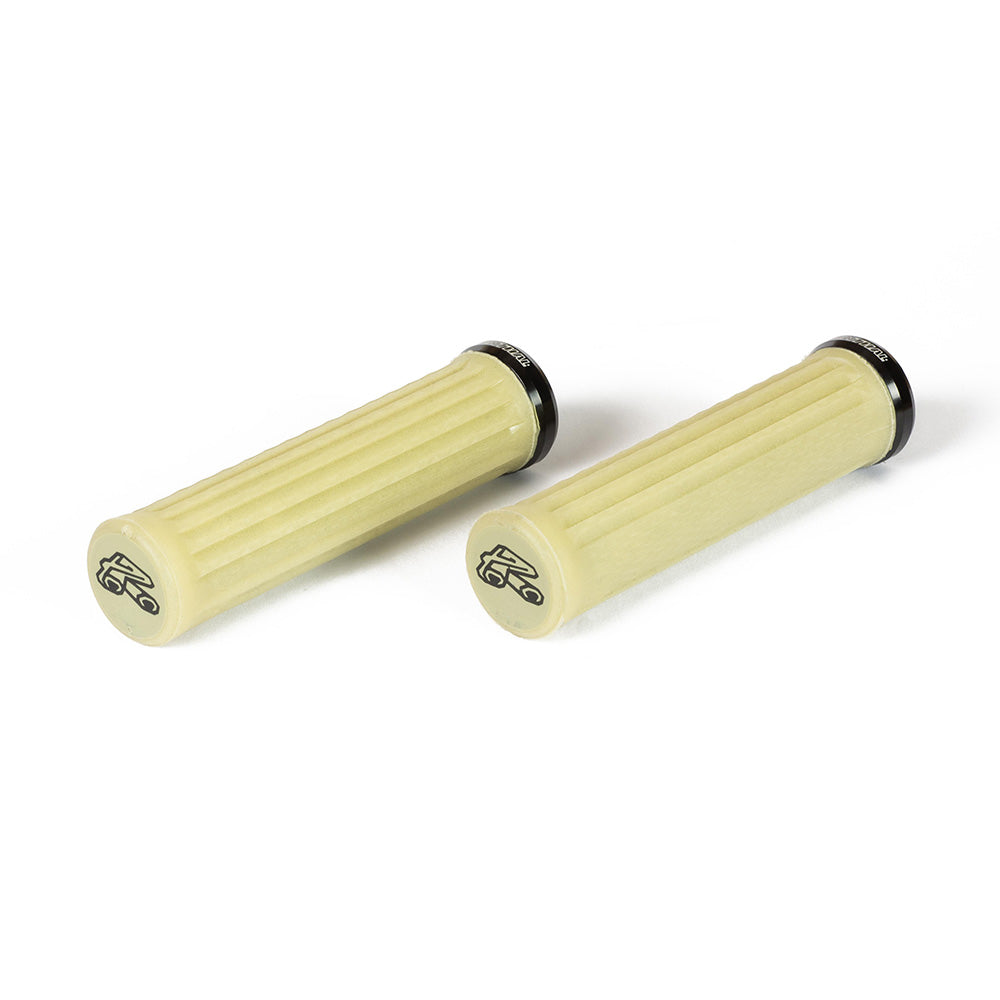 Renthal Single Collar Lock-On Traction Aramid 134mm Yellow