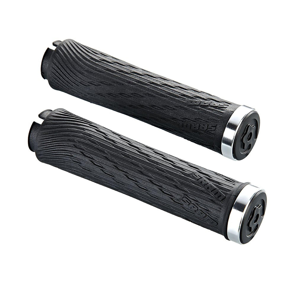 Locking Grips For Grip Shift Integrated With Black Clamps And End Plug