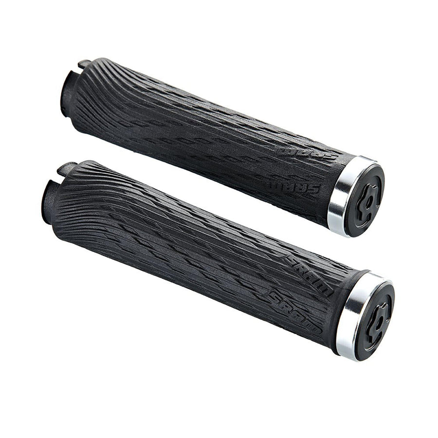 Locking Grips For Grip Shift Integrated With Black Clamps And End Plug