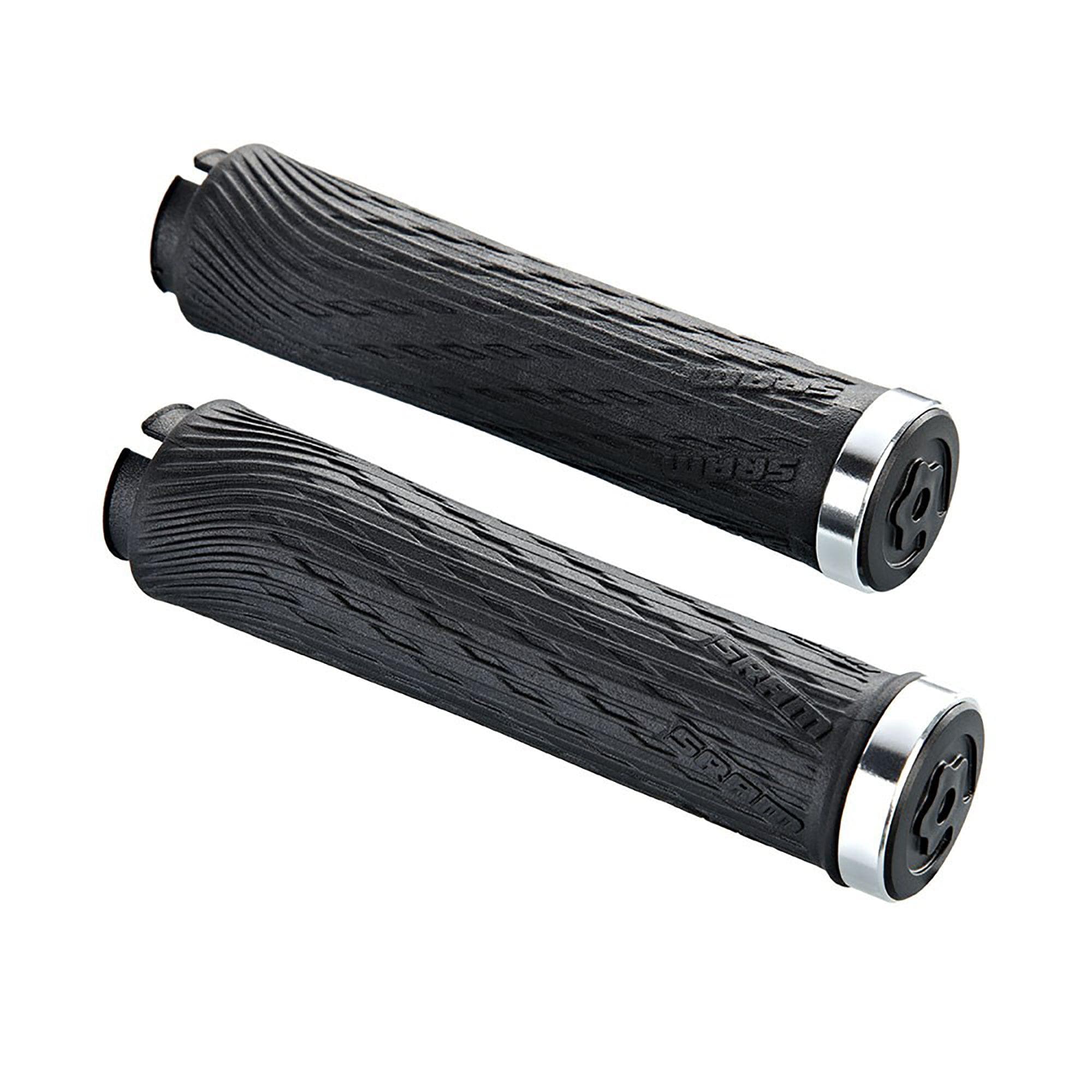 Locking Grips For Grip Shift Integrated With Black Clamps And End Plug