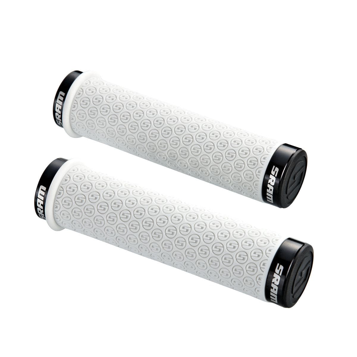 Sram Dh Silicone Locking Grips With Double Clamps & End Plugs: