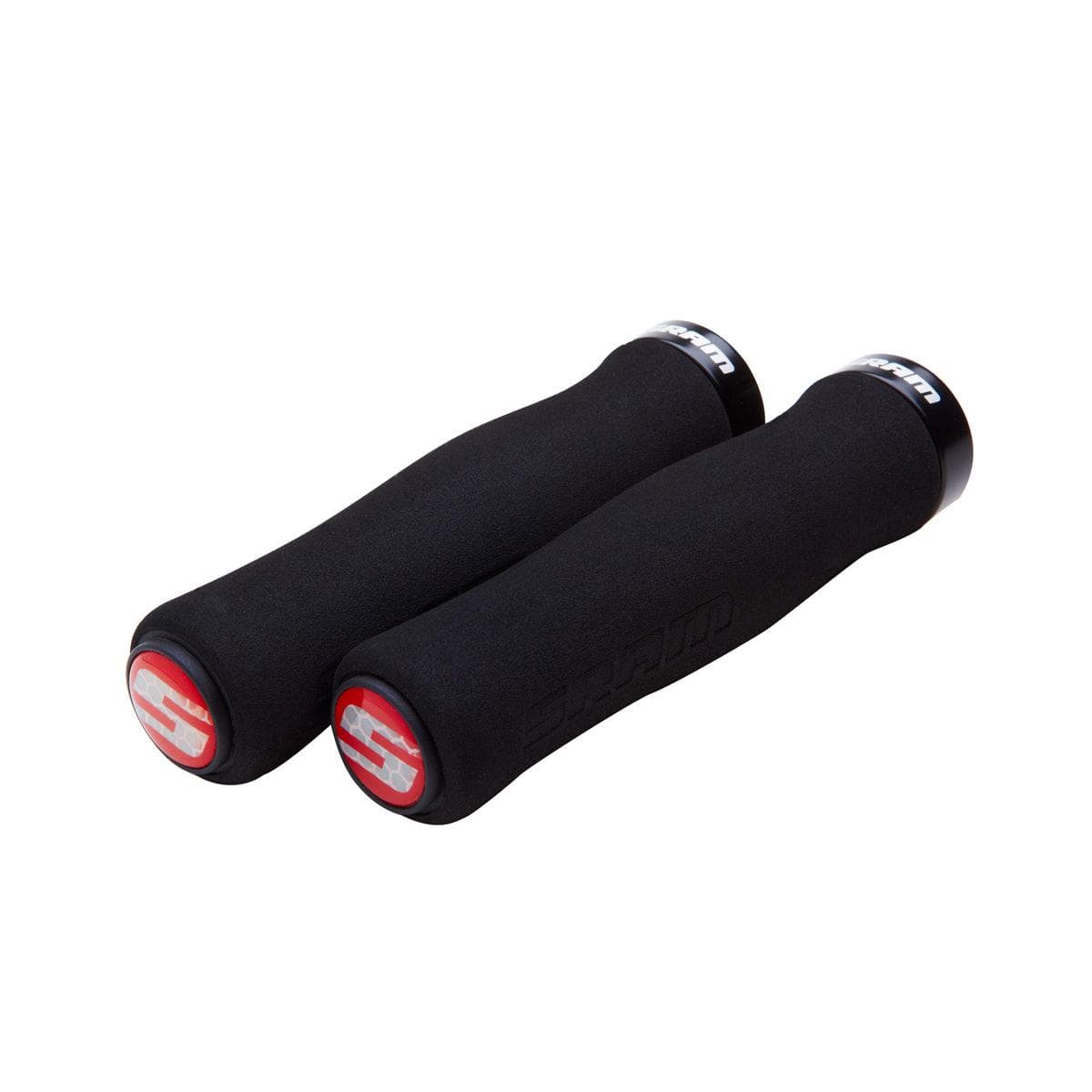 Sram Locking Grips Contour Foam 129mm With Clamps and End Plugs