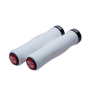 Sram Locking Grips Contour Foam 129Mm White With Single Black Clamp And End Plugs: