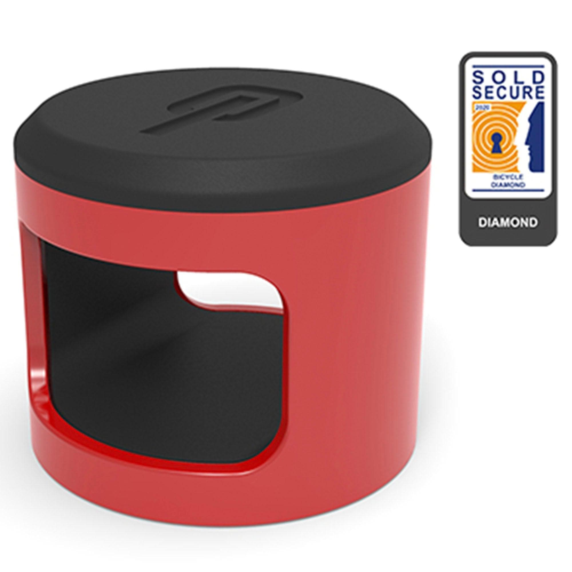 Hiplok Ankr Ground & Wall Anchor: Red