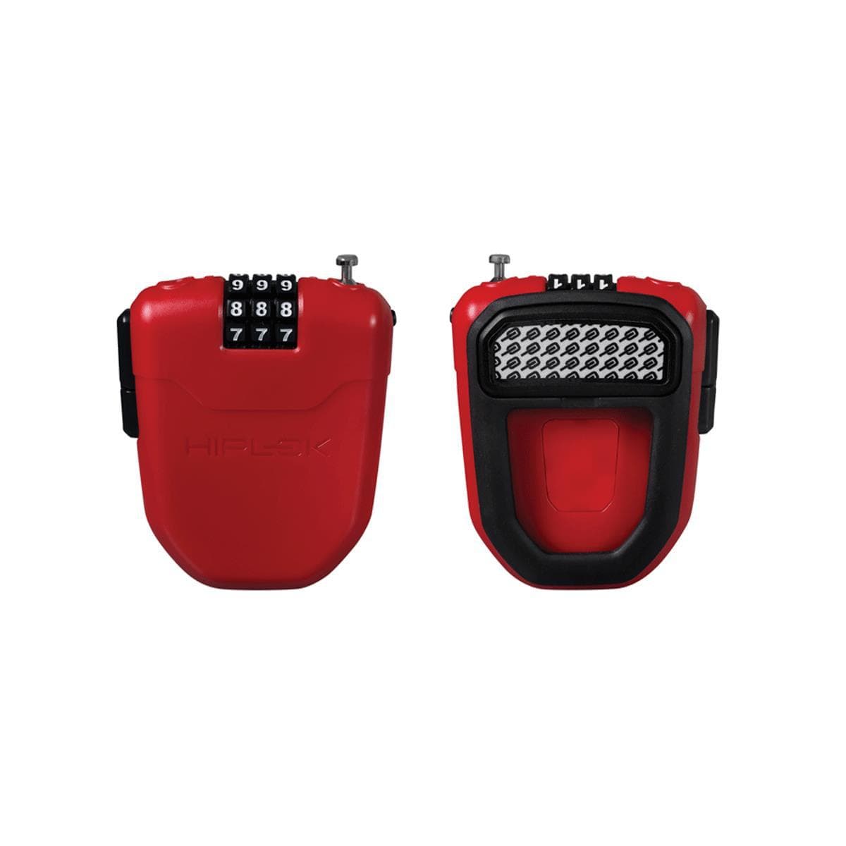 Hiplok Fx Wearable Retractable Combination Lock: Red 100Cm