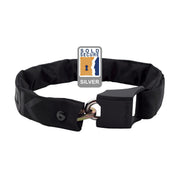 Hiplok Original V1.5 Wearable Chain Lock 8Mm X 90Cm - Waist 24-44 Inches (Silver Sold Secure): Black 8Mm X 90Cm