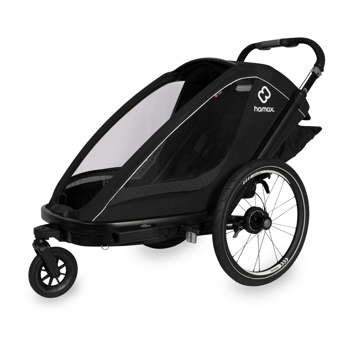 Hamax Breeze One Bicycle Trailer: BLACK