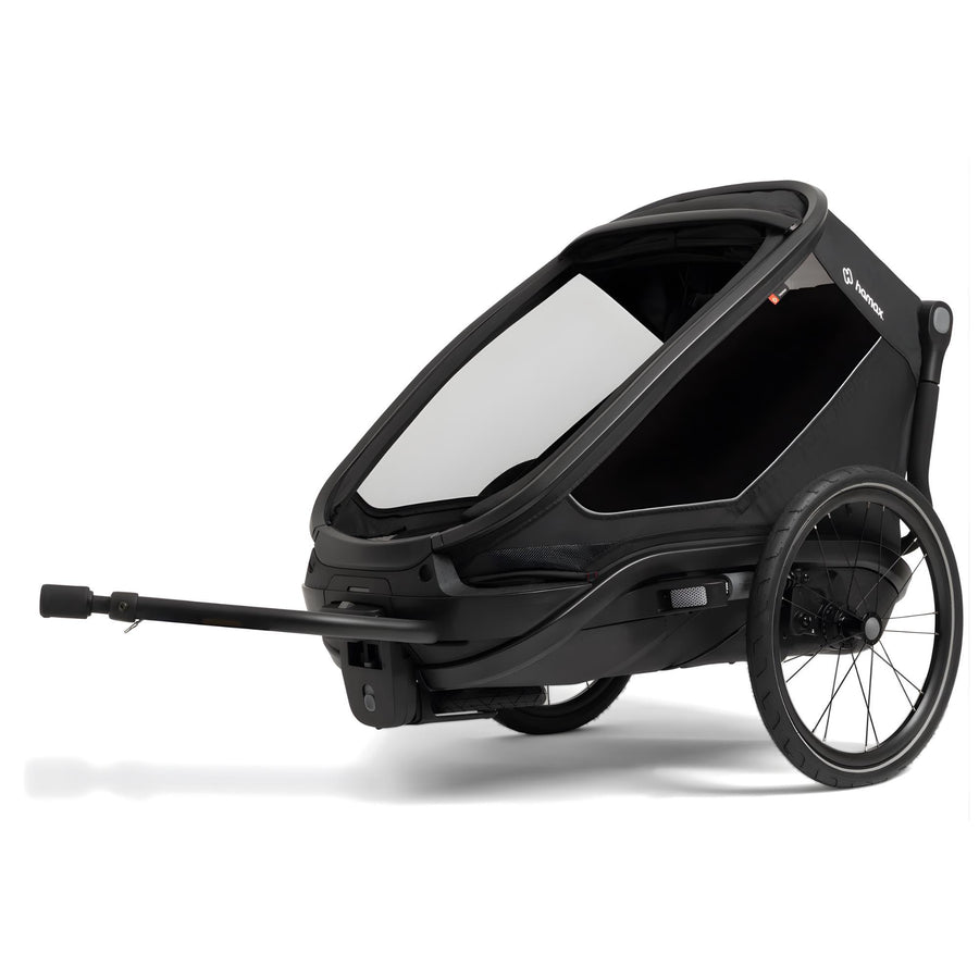Hamax Outback Next Single Bicycle Trailer: BLACK