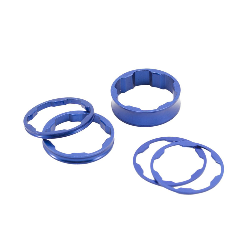 BOX BMX Box Two Stem Spacers - 1" Blue 1"
