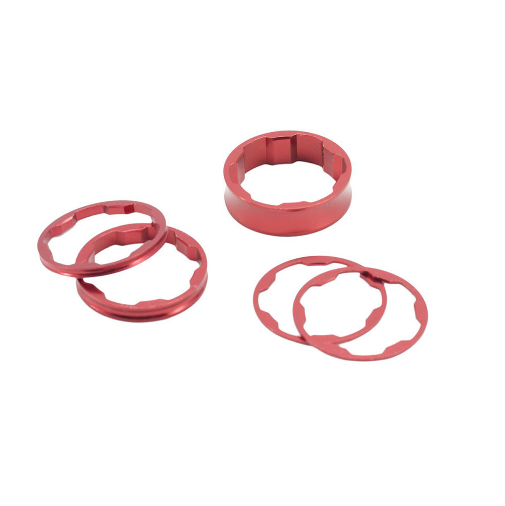 BOX BMX Box Two Stem Spacers - 1" Red 1"