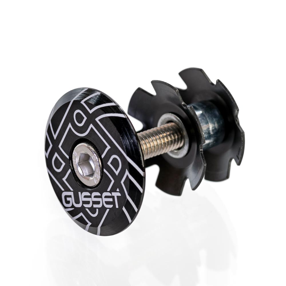 Gusset Components Head-Boy Ahead Cap Black 11/8"