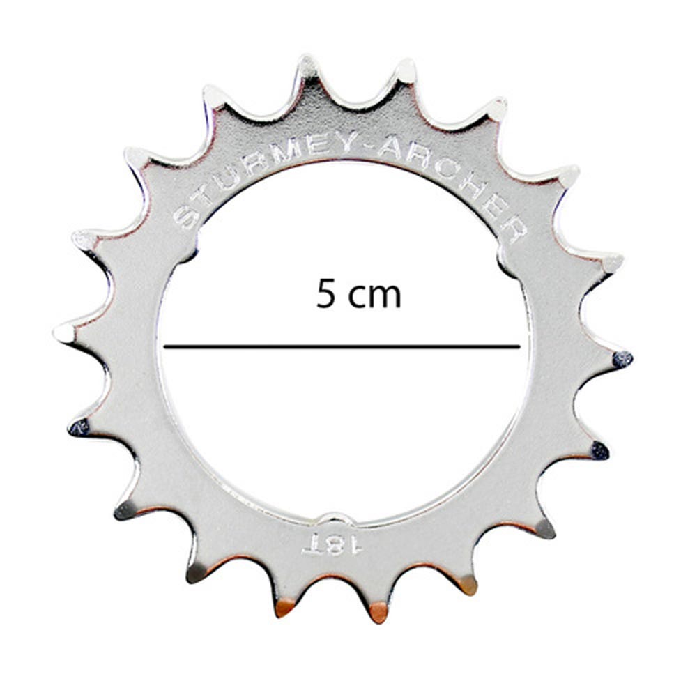 Sturmey Archer RX Hub Sprocket 18T Chrome