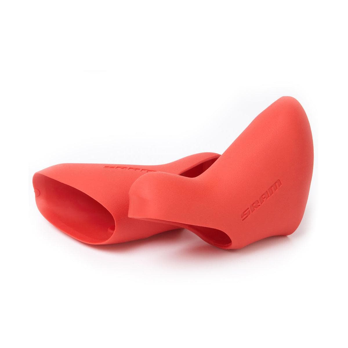 Sram Hoods For Doubletap Levers Red Pair: