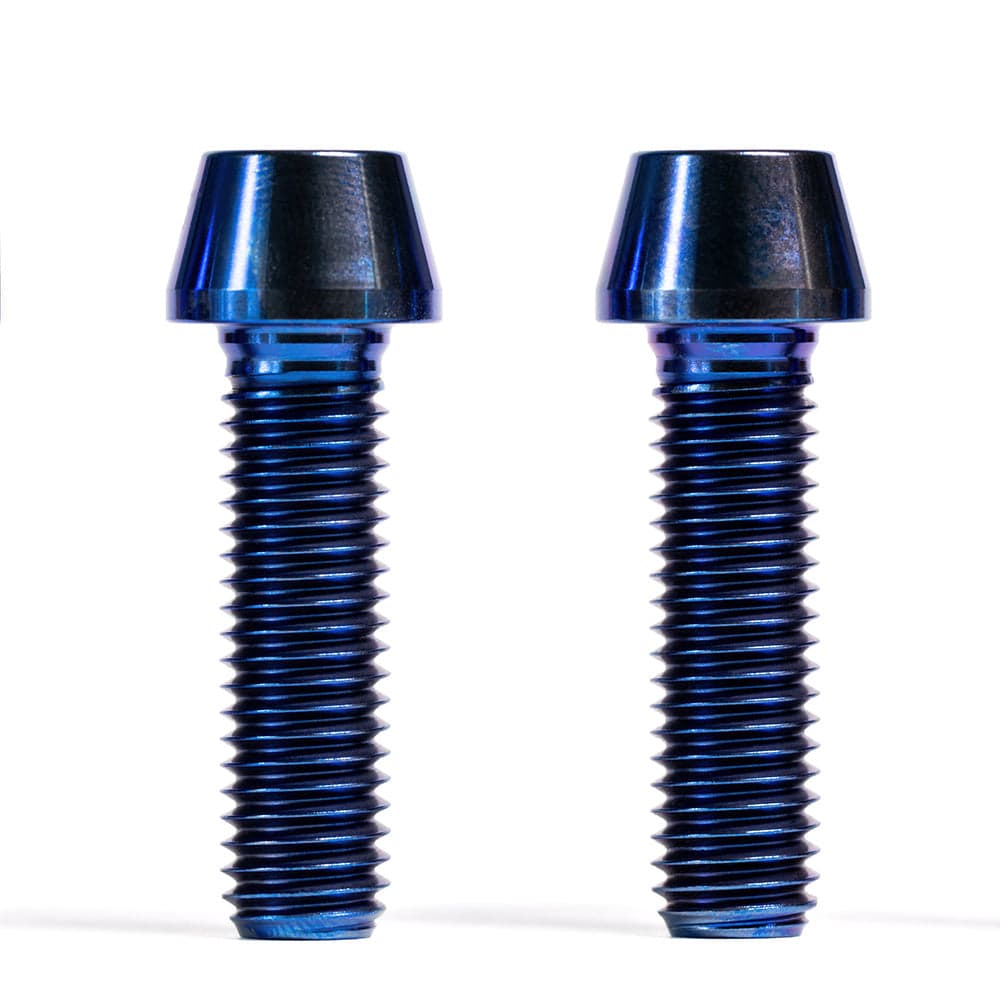Halo DJD and MT Supadrive SS Titanium Bolts Blue M10x1.5x35mm