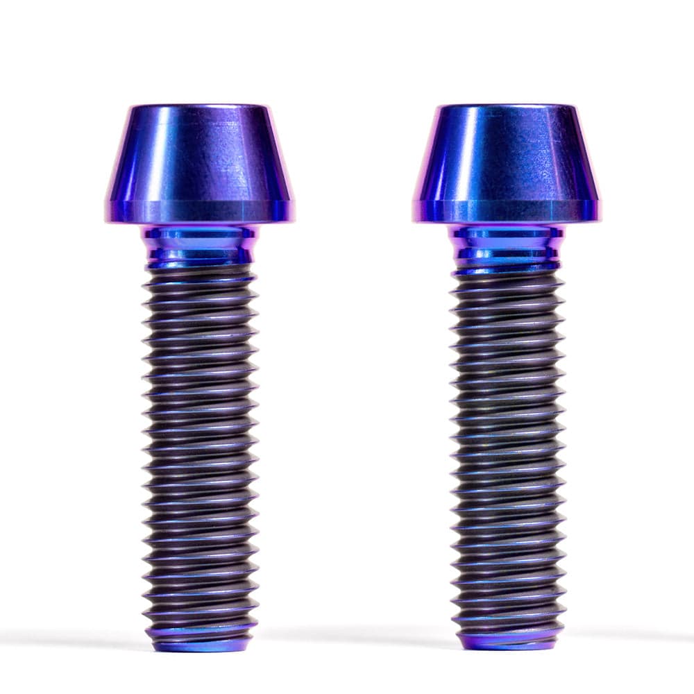 Halo DJD and MT Supadrive SS Titanium Bolts Purple M10x1.5x35mm