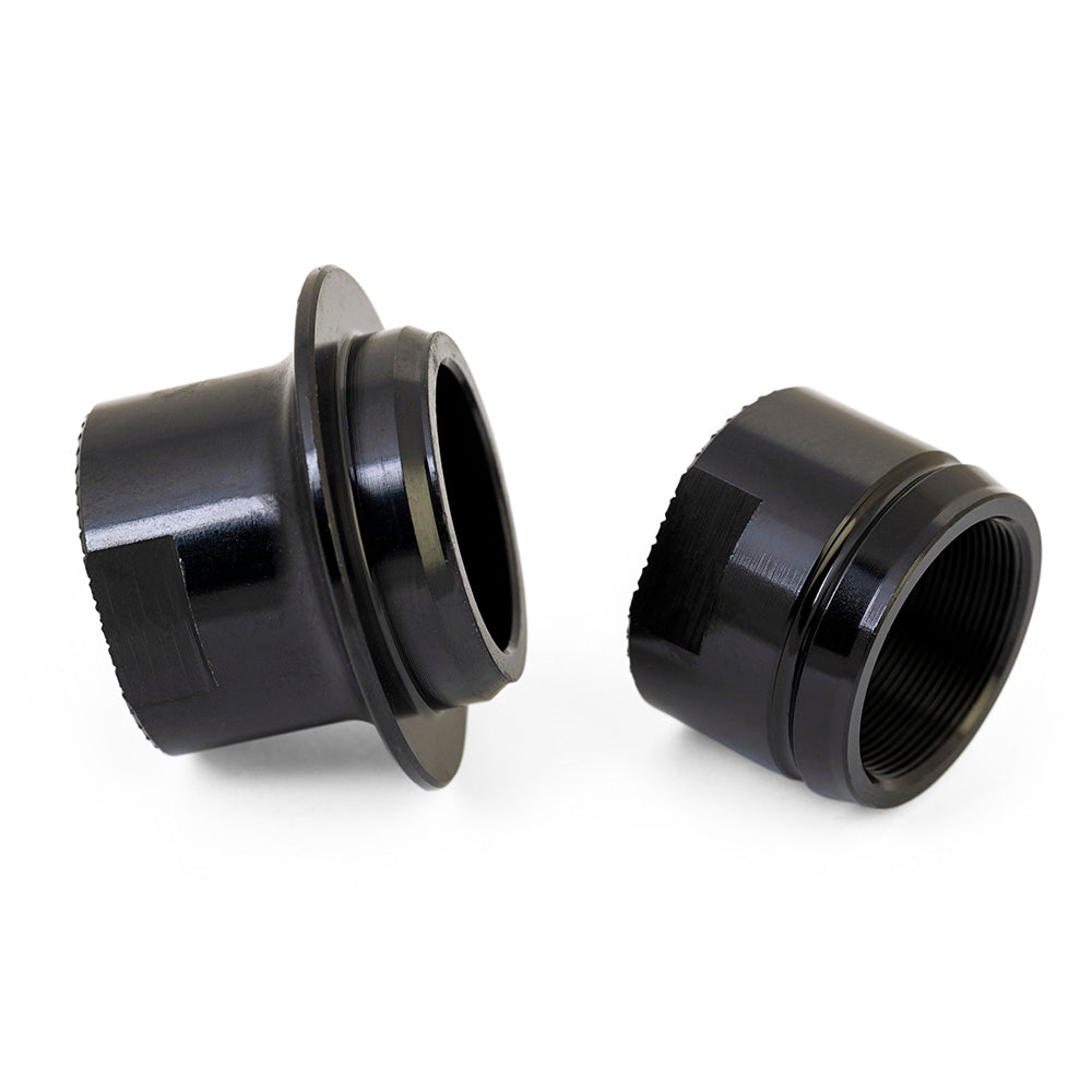 Halo SD6, MT6D, FAT 6D and RL II Rear Hub Axle End Caps Black 12mm Plain