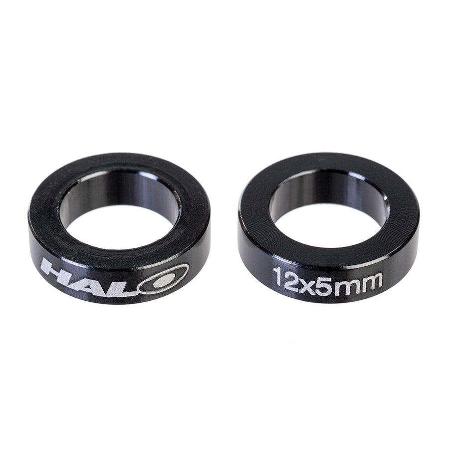 Halo Boost Ft Axle Spacers 12x5mm Black