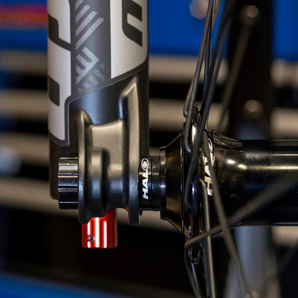 Halo Boost Front Axle Spacers Black 15x5mm