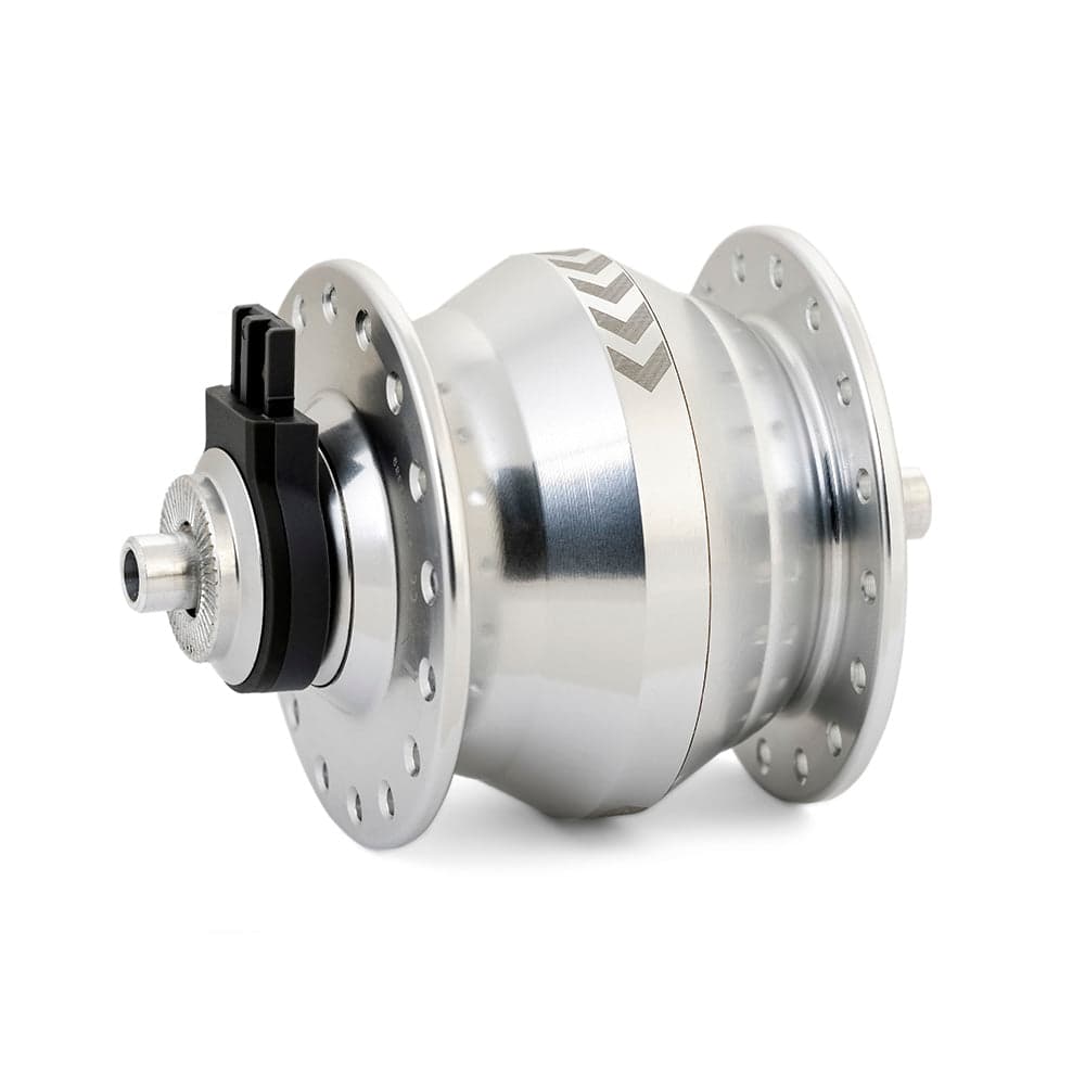 SP Dynamo SV8 Small Wheel Rim Brake Dyno Hub Silver 32H