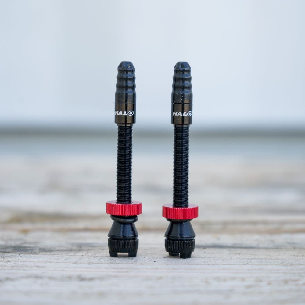 Halo Hi Flow Tubeless Valves Black 44mm