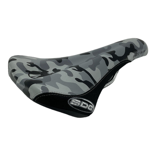 SDG Bel Air Cro-Mo Rail Saddle Snow Camo