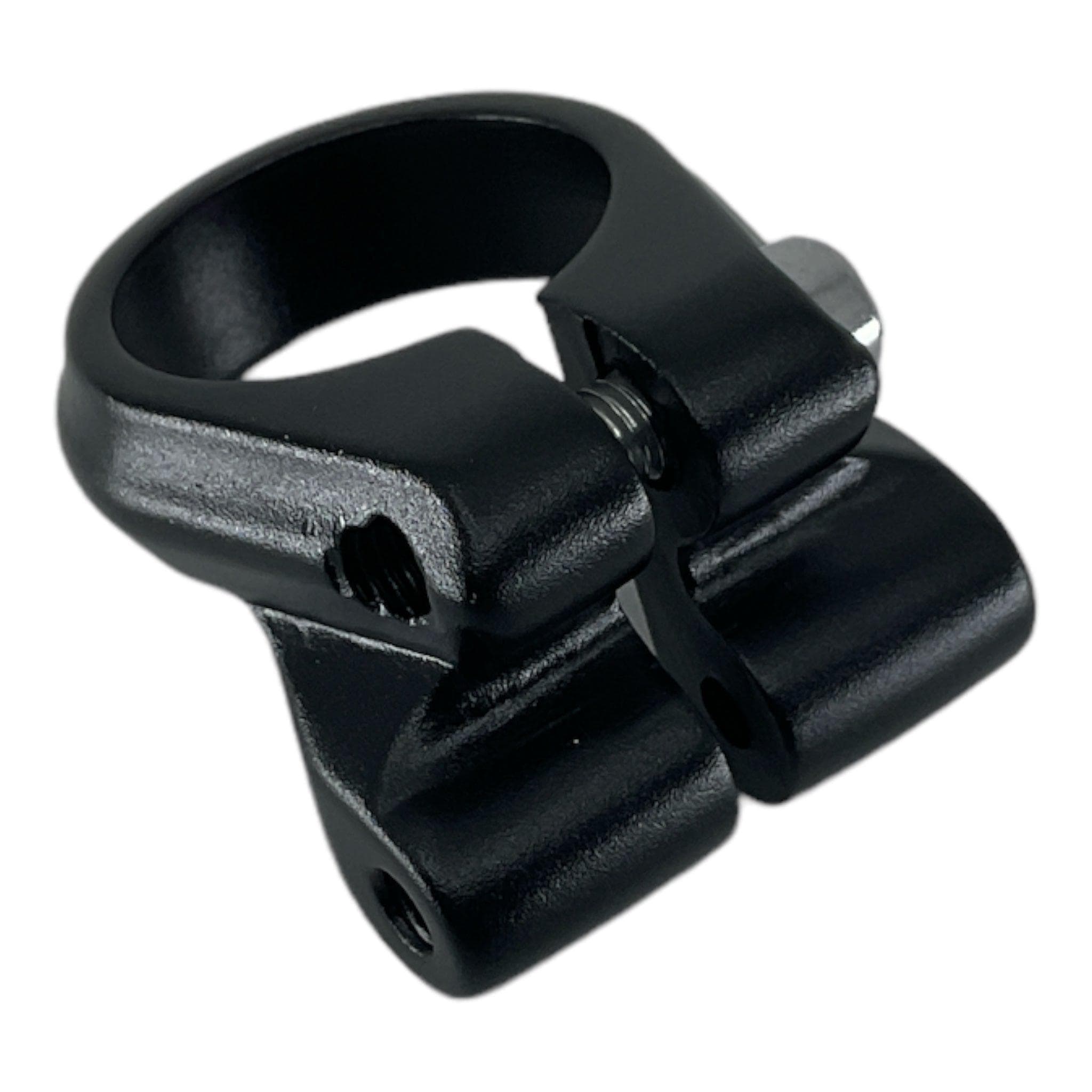 Seat clamp with rack mount 29.8mm black