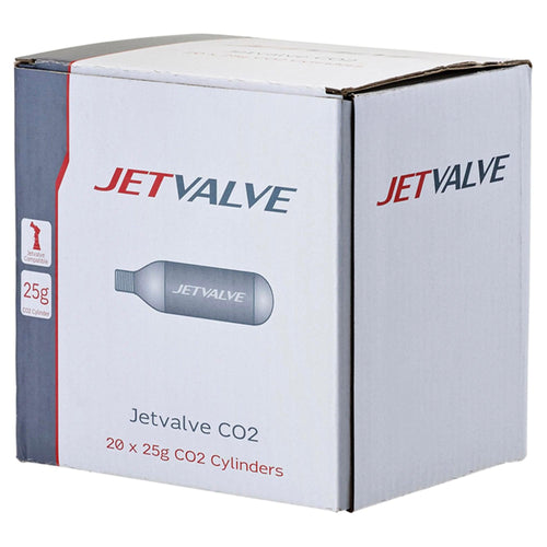 Wedtite Jetvalve 25G Co2 Cylinders X20 2021: Black 25G