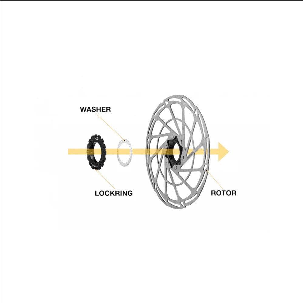 Jagwire Centerlock Rotor Shims 0.15mm - Silver - 10 Pack