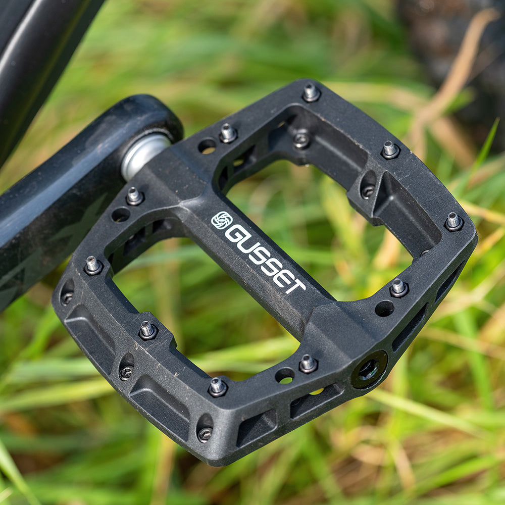 Gusset Components Slim Jim Nylon Pedals Black 9/16"