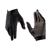 Leatt 1.0 GripR Women's MTB Gloves 2026: STEALTH BLACK/GREY M