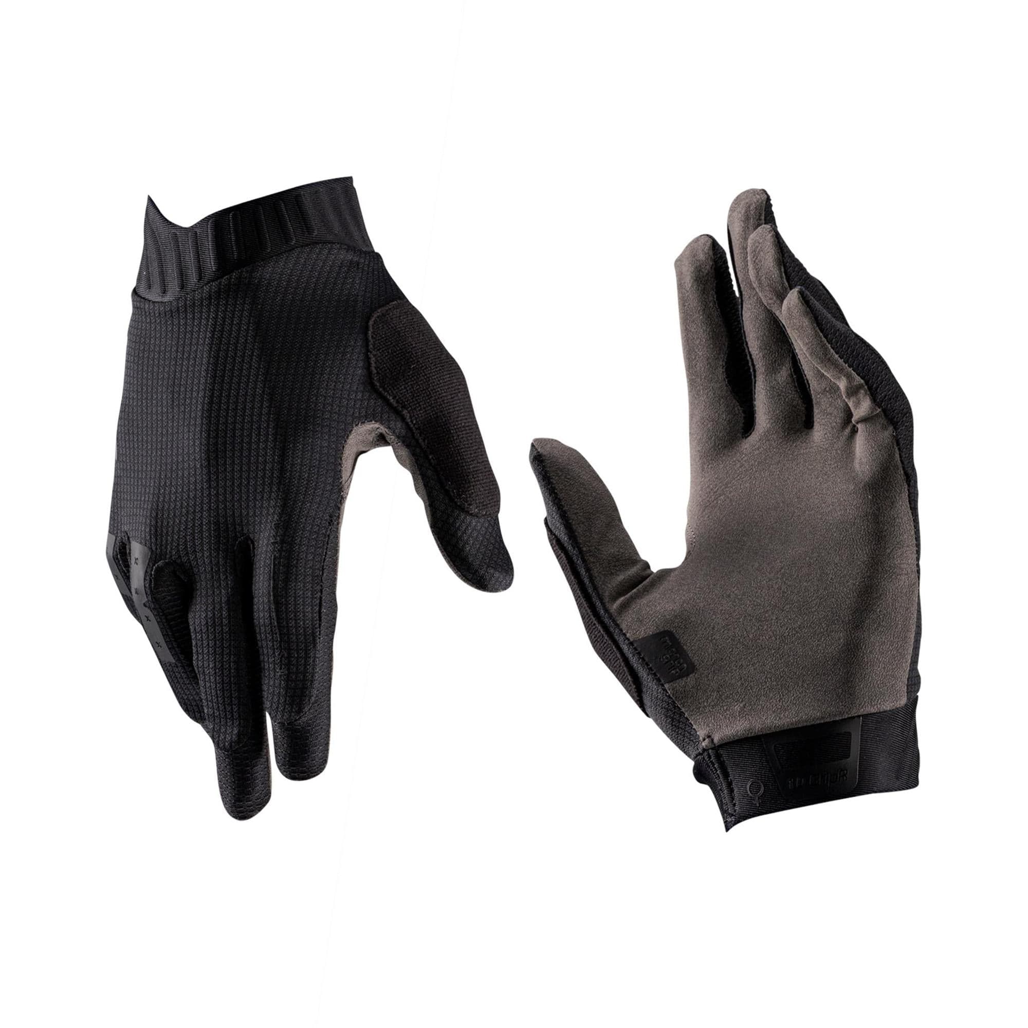 Leatt 1.0 GripR Women's MTB Gloves 2026: STEALTH BLACK/GREY L