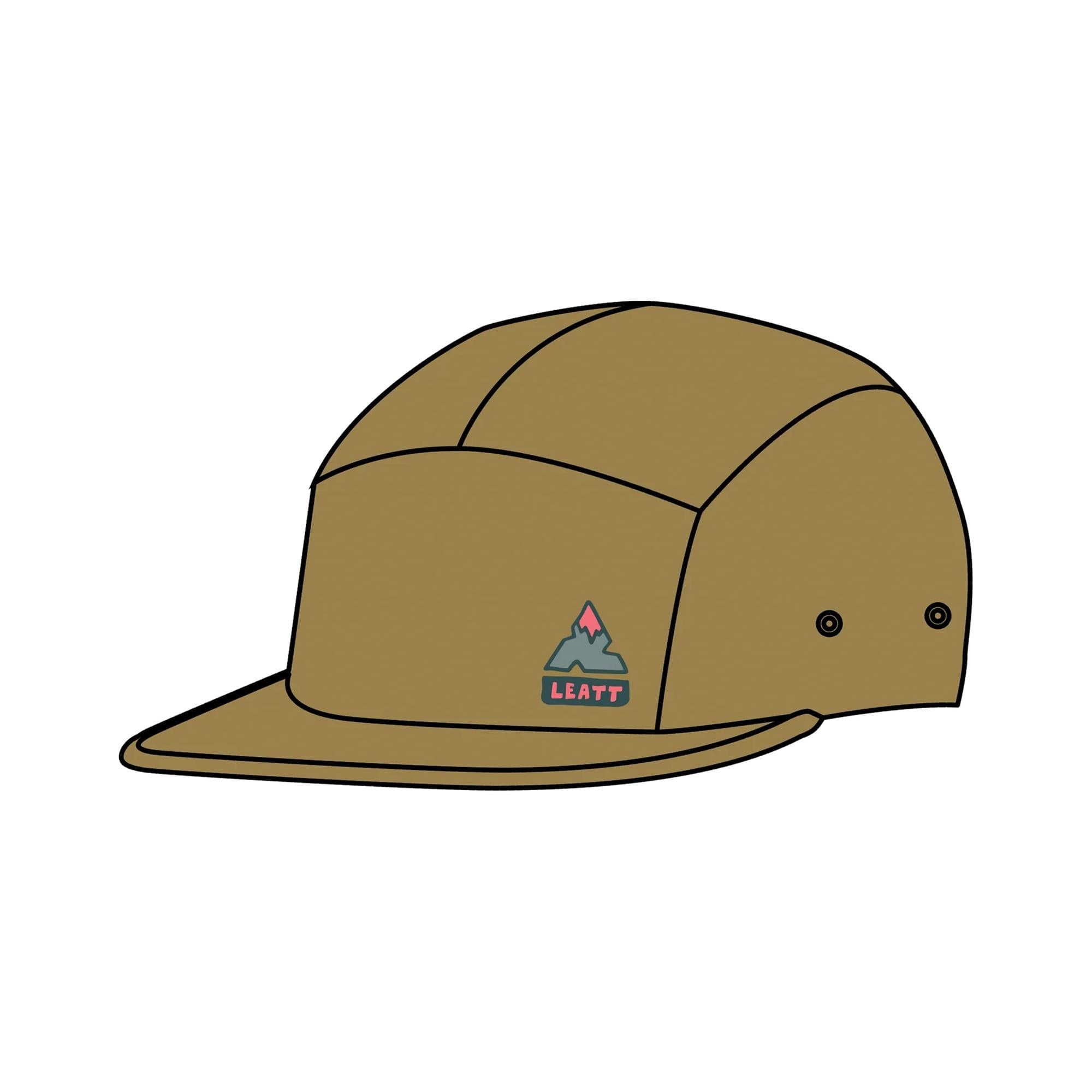 Leatt 5-Panel Cap  2026: BRASS BROWN S-XL
