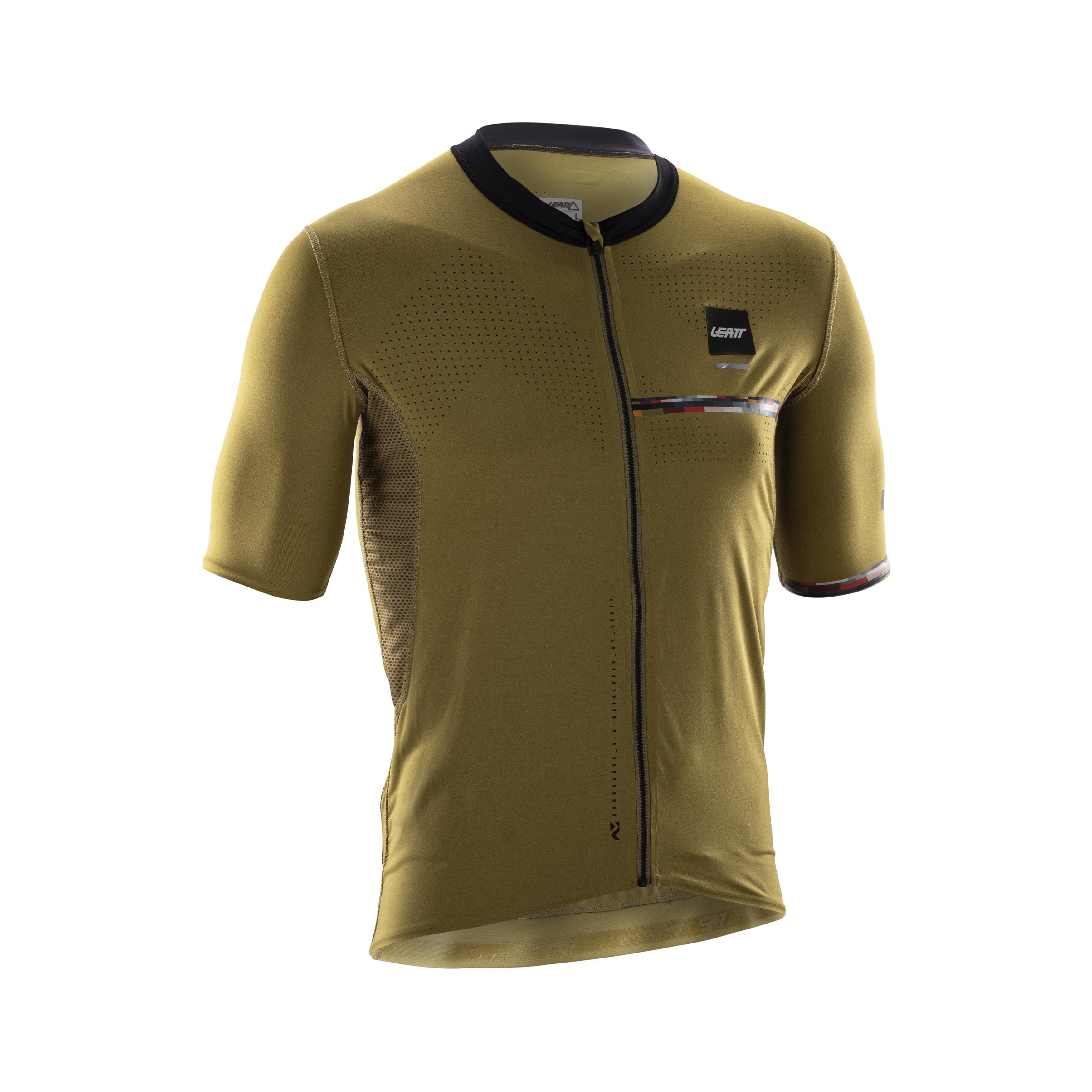 Leatt Endurance 5.0 MTB Jersey 2026: BRASS BROWN S