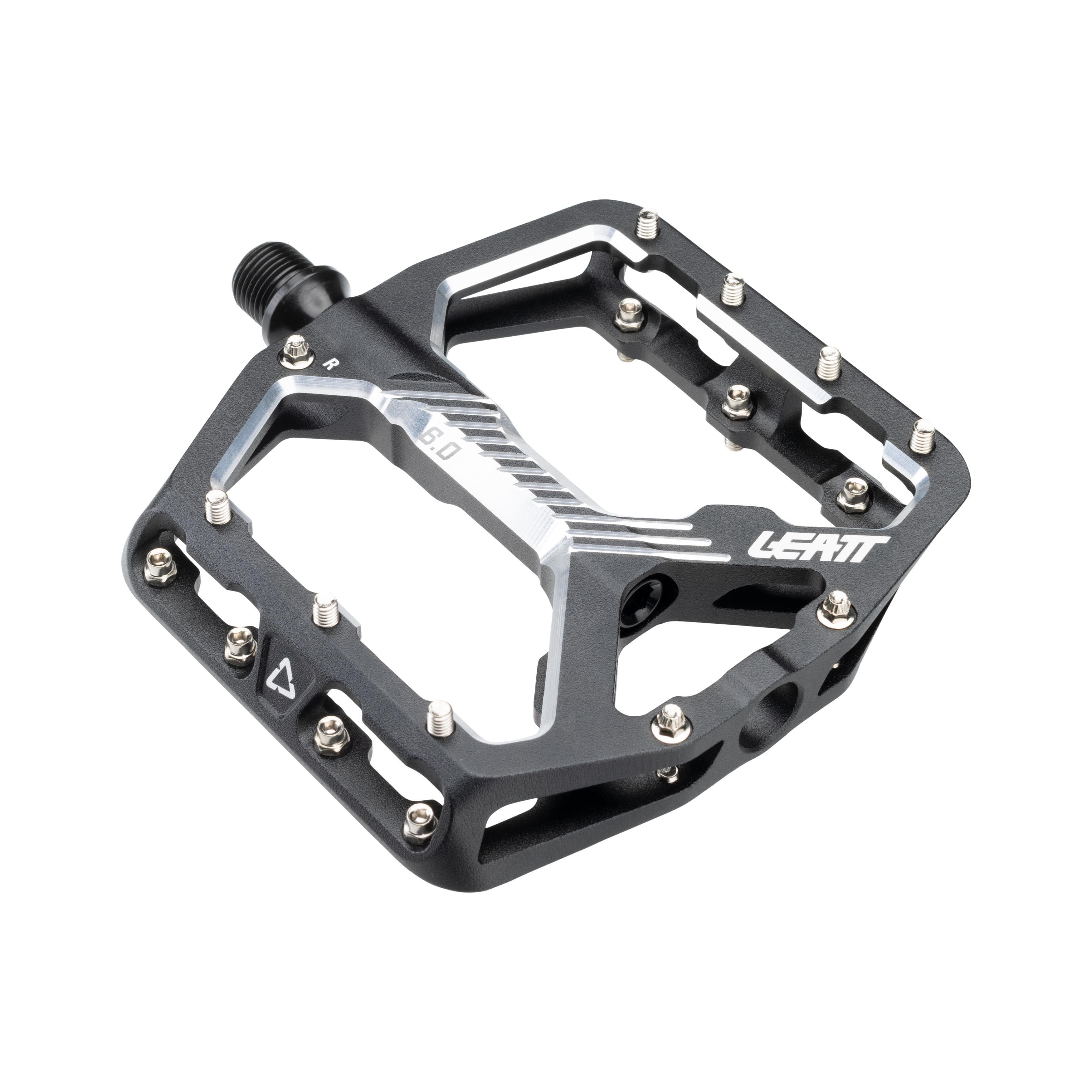 Leatt All Mountain 6.0 Flat Pedals 2025: BLACK NARROW