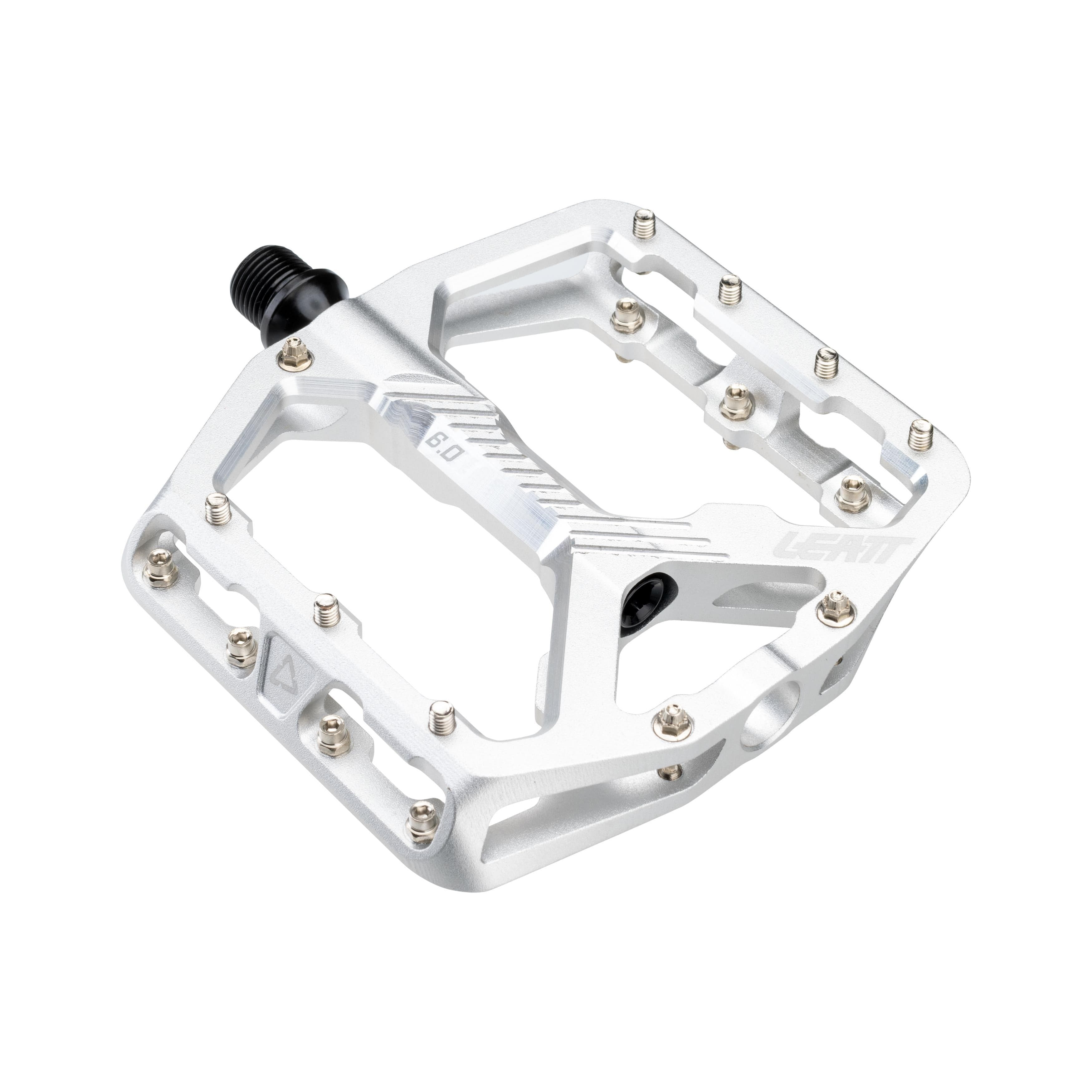 Leatt All Mountain 6.0 Flat Pedals 2025: SILVER NARROW