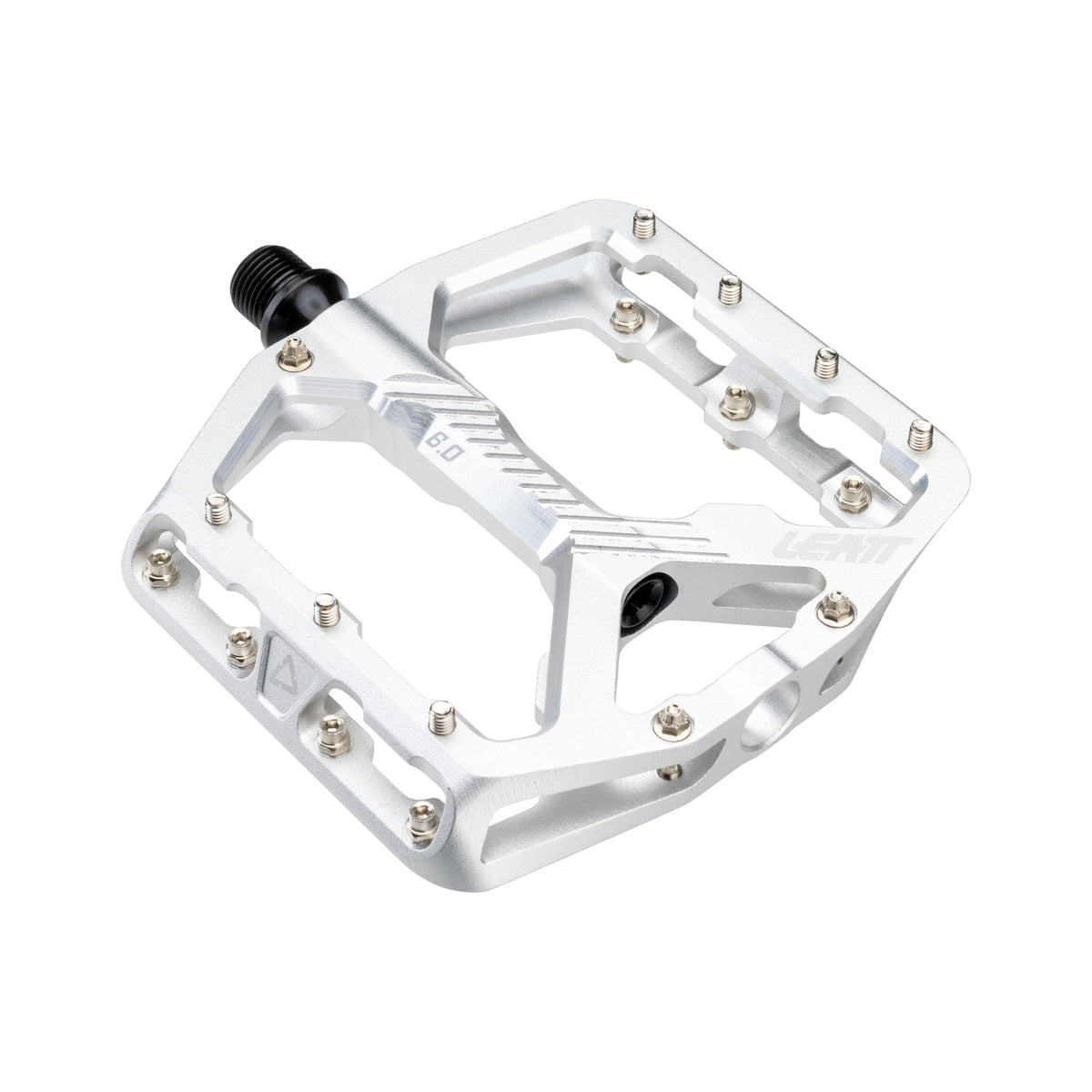 Leatt All Mountain 6.0 Flat Pedals 2025: SILVER WIDE