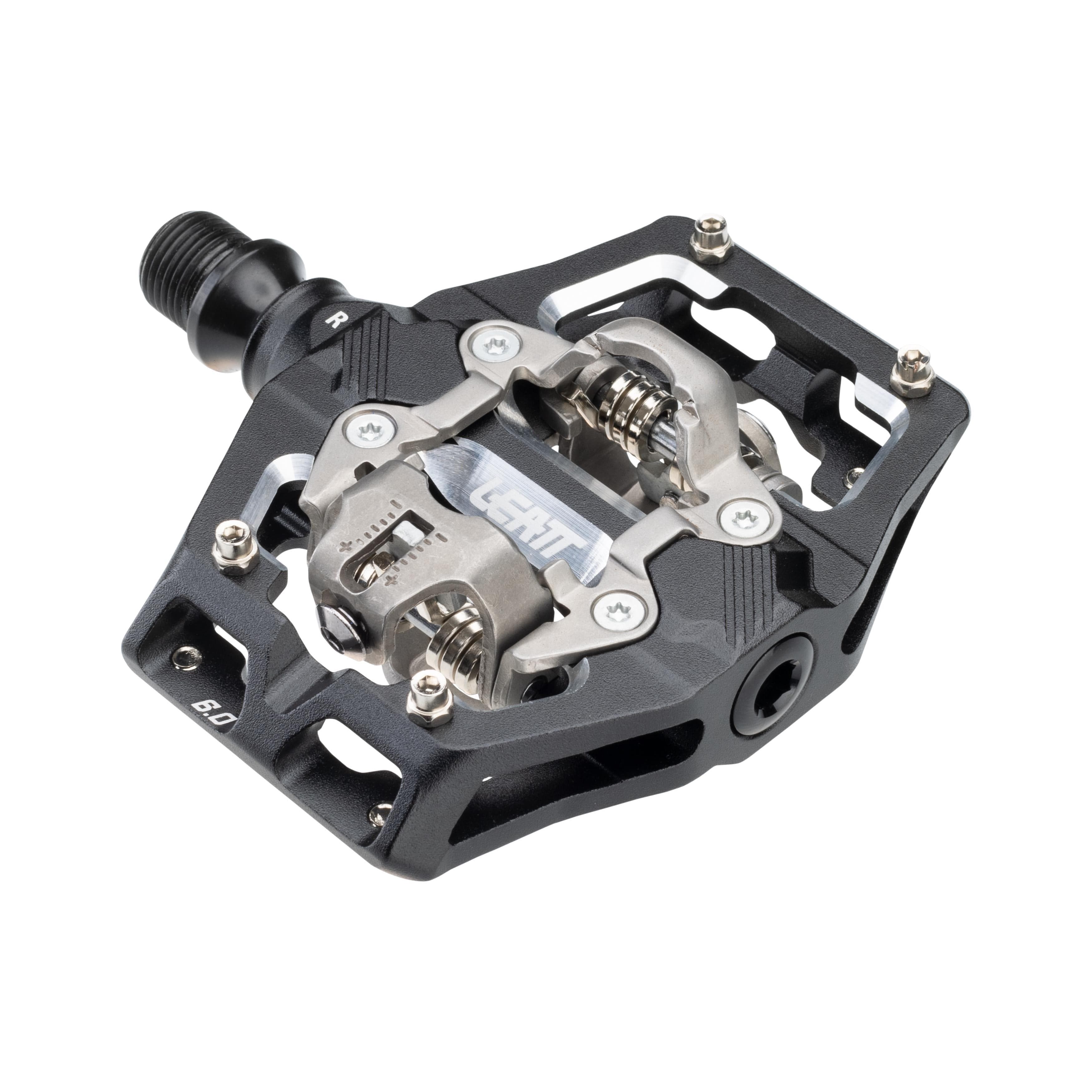 Leatt All Mountain 6.0 Pedals 2025: BLACK 95X70MM
