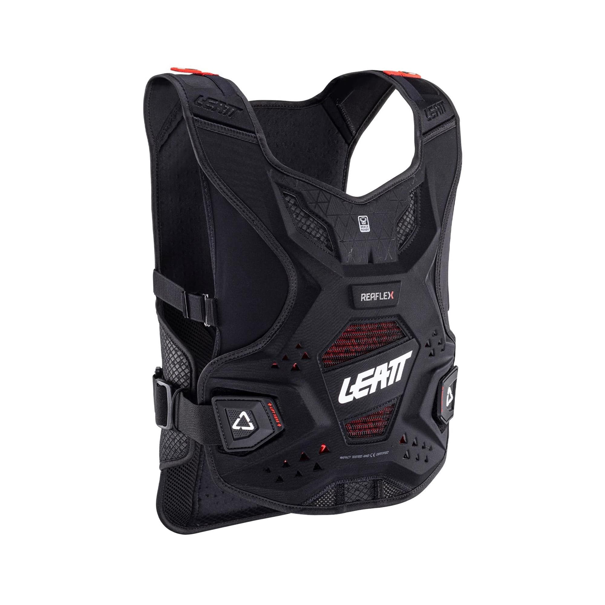 Leatt Women's ReaFlex Chest Protector 2025: BLACK S/M