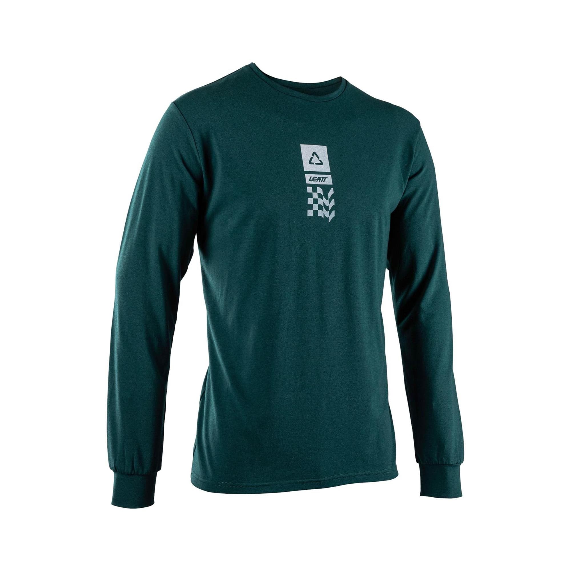 Leatt Core Long Sleeve T-Shirt 2026: SPRUCE GREEN XL
