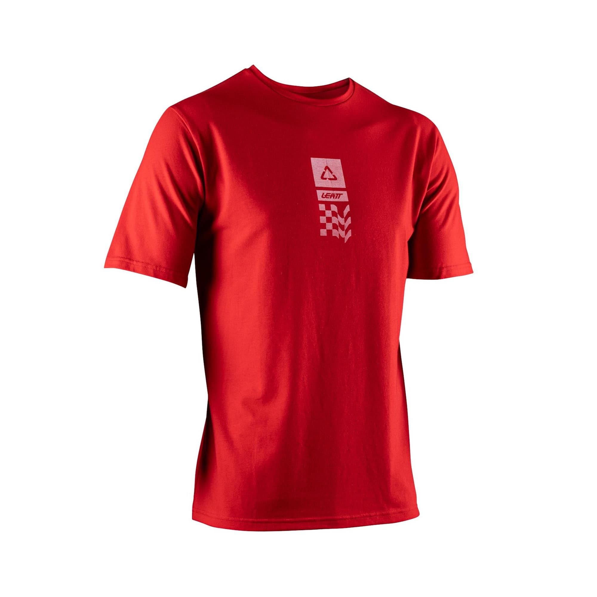 Leatt Core T Shirt 2026: CHILLI RED 2XL