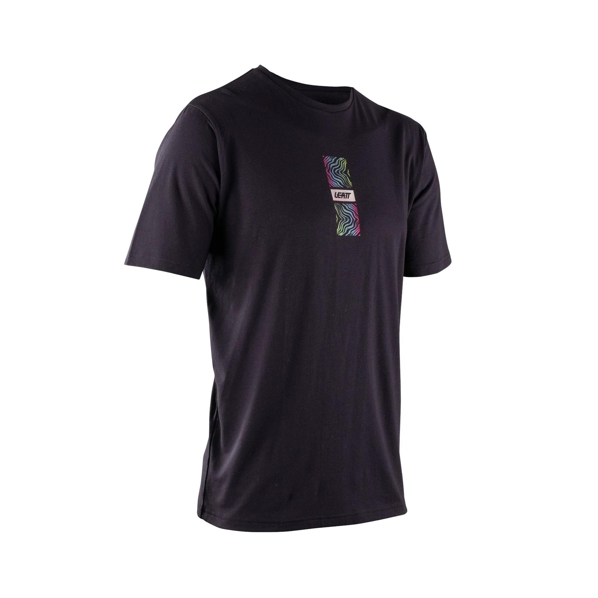 Leatt Core T Shirt 2026: BLACK/GREEN L