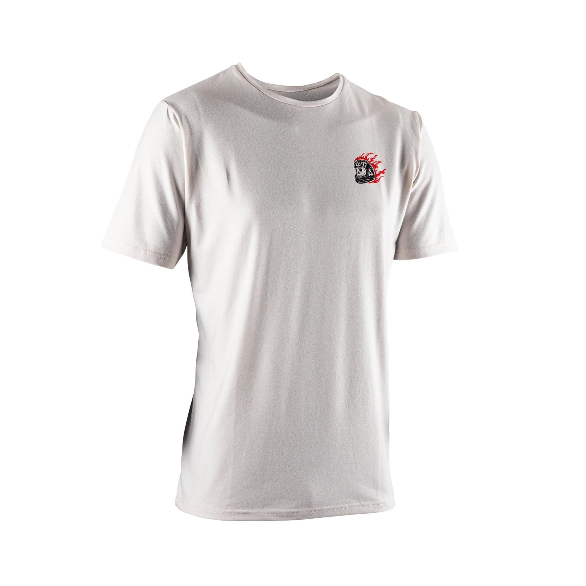 Leatt Core T Shirt 2026: CREAM WHITE 2XL