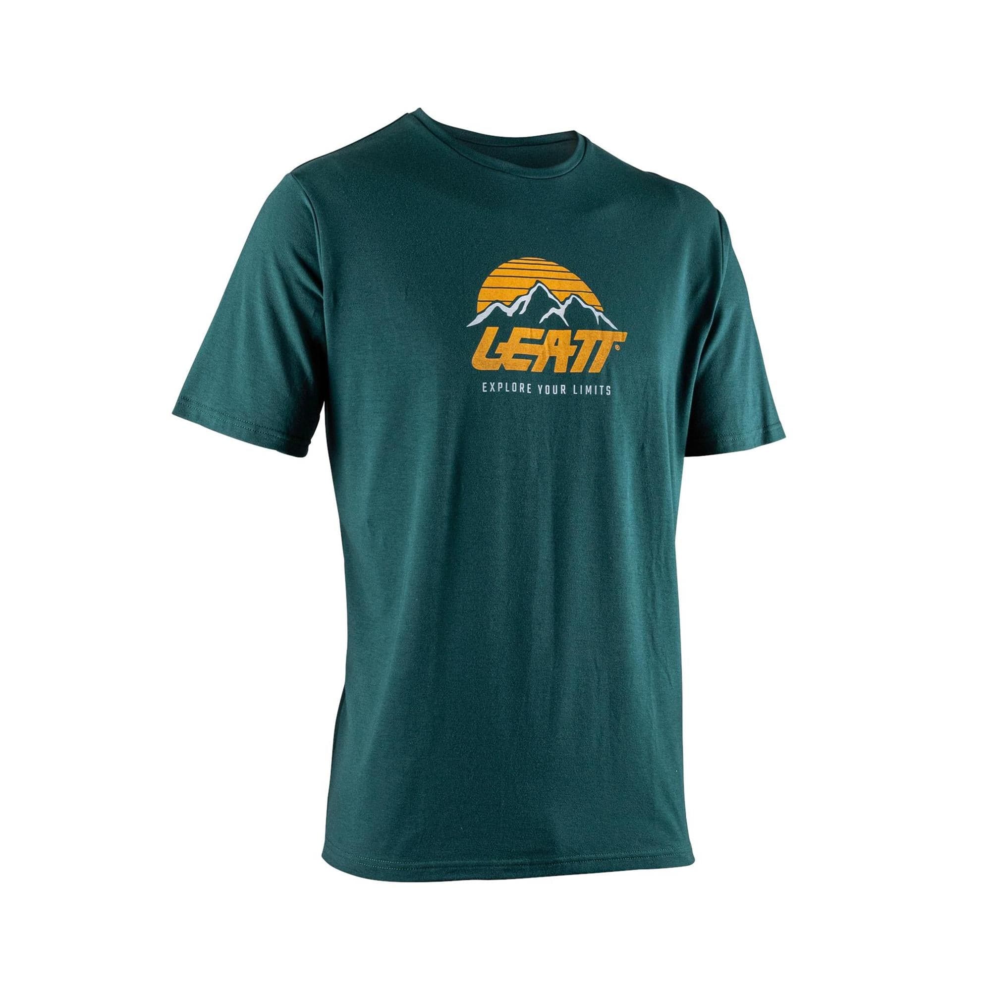Leatt Core T Shirt 2026: SPRUCE GREEN S