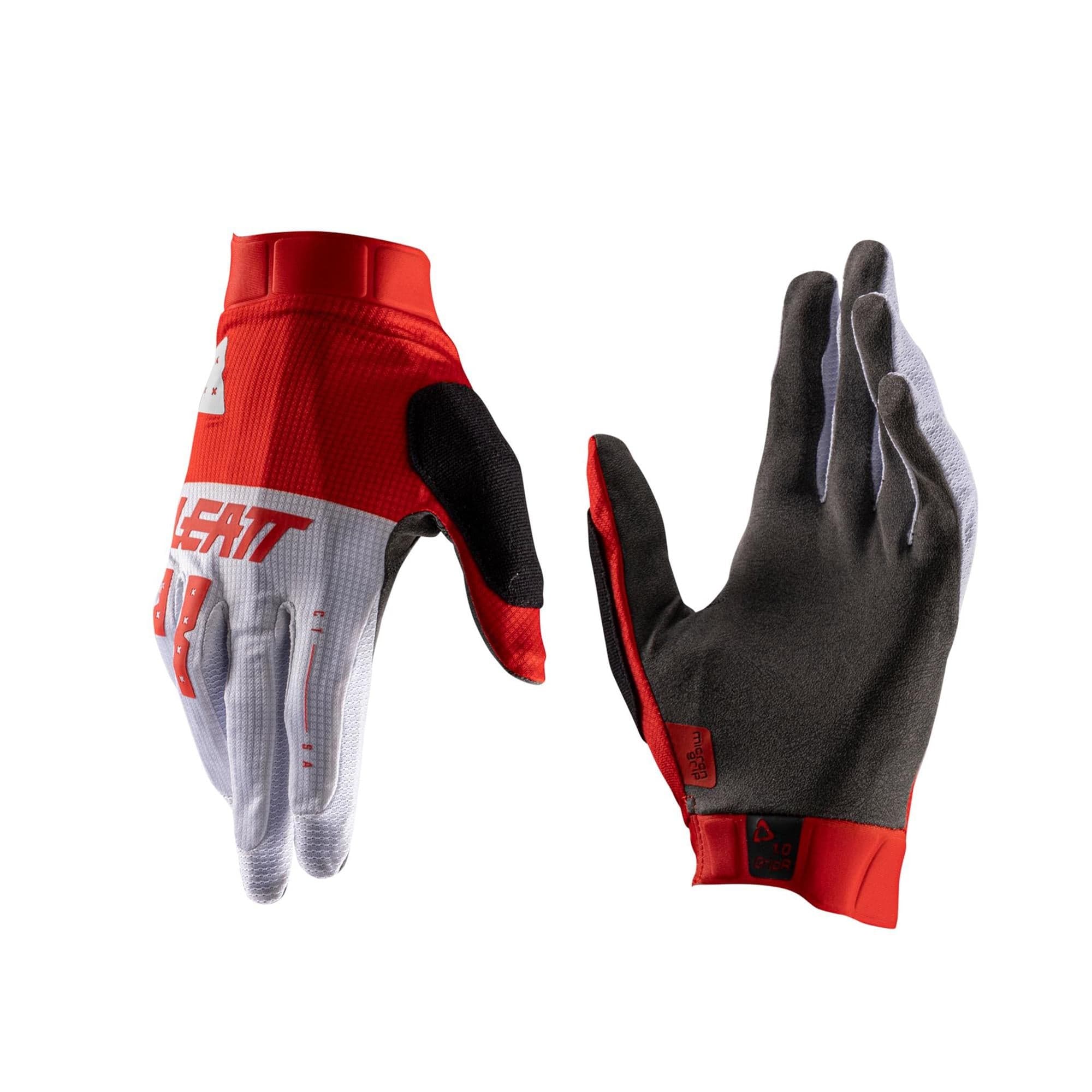 Leatt 1.0 GripR MTB Gloves 2026: HEATMAP RED M