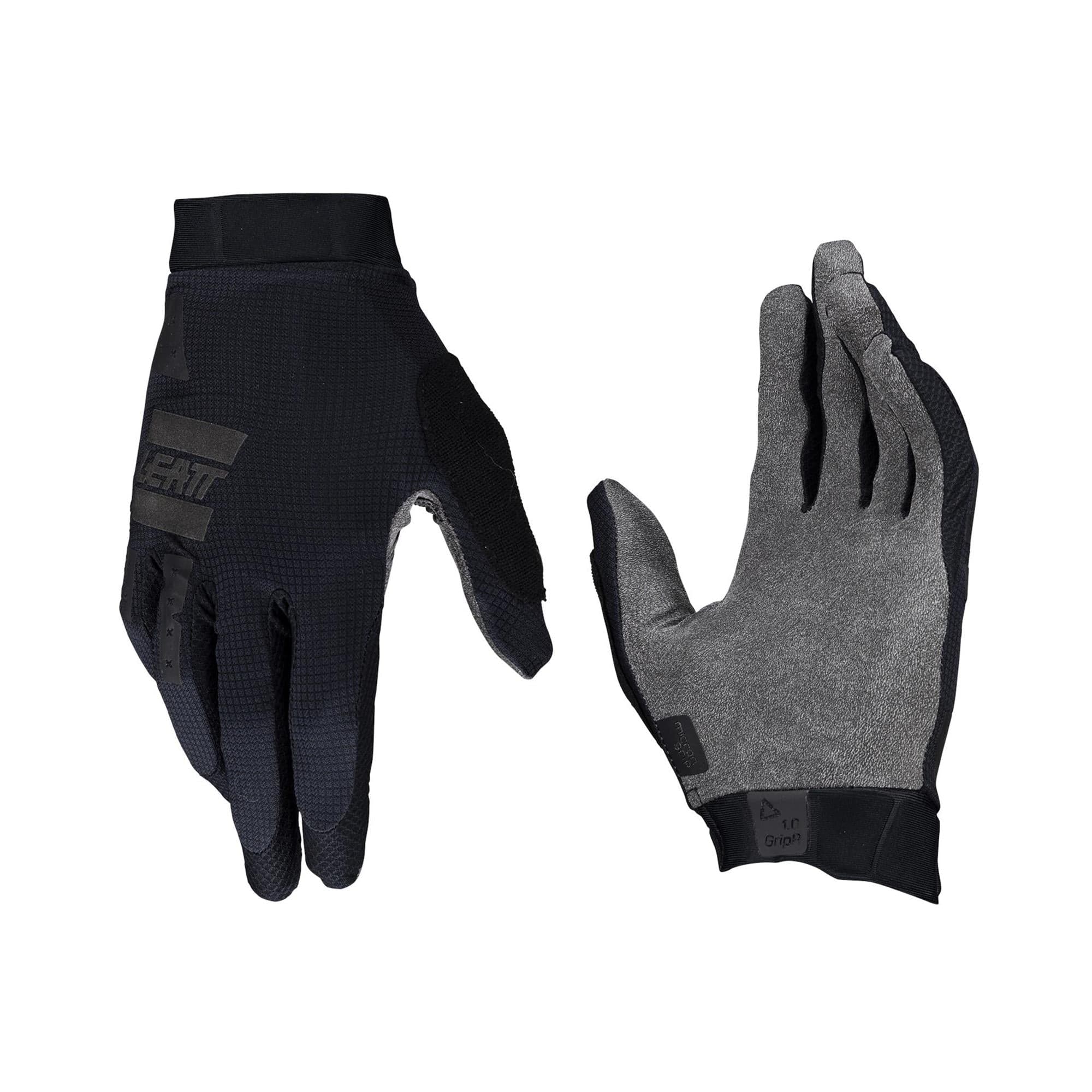 Leatt GripR MTB Glove 1.0 Jr 2025: STEALTH L