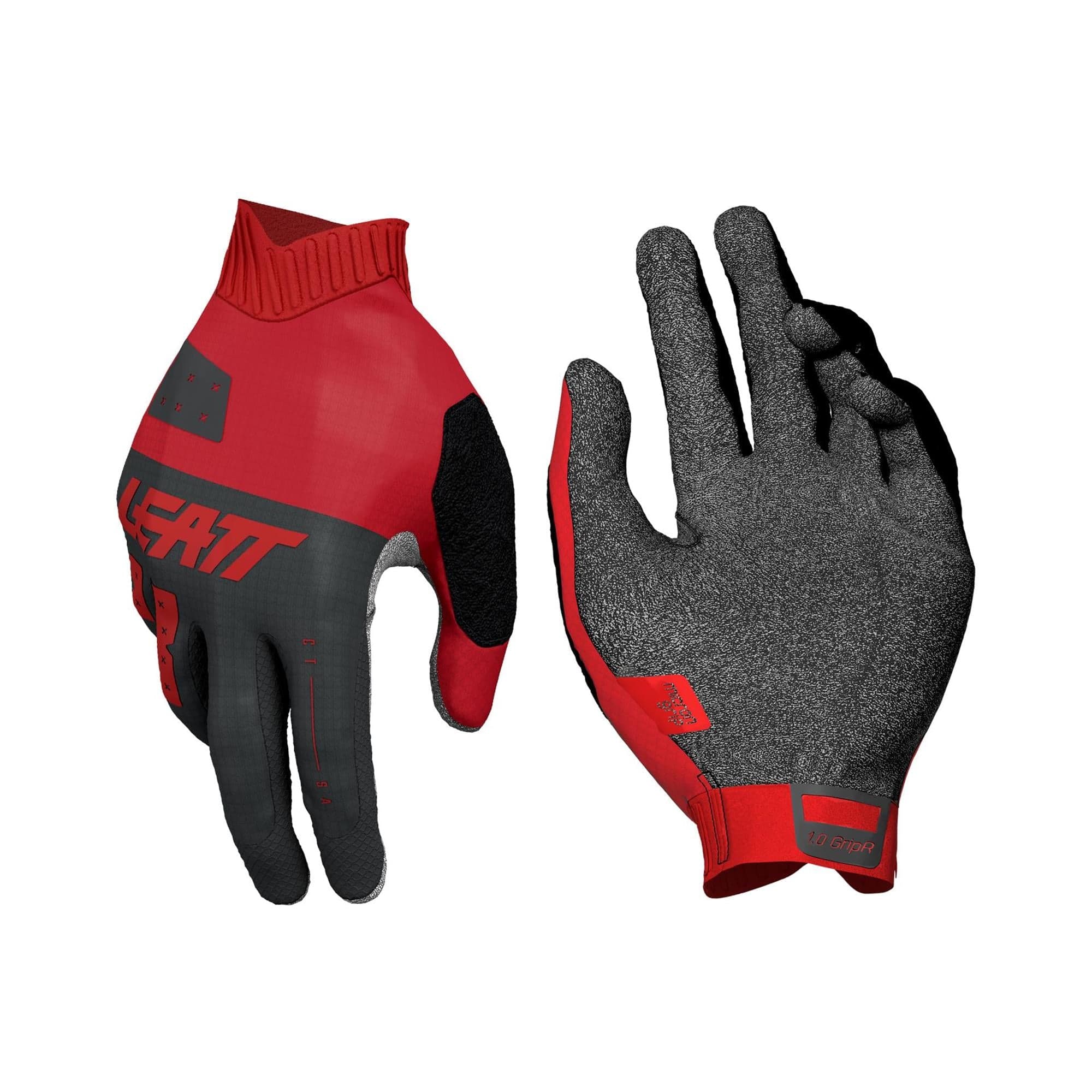 Leatt GripR MTB Glove 1.0 Jr 2026: RED L