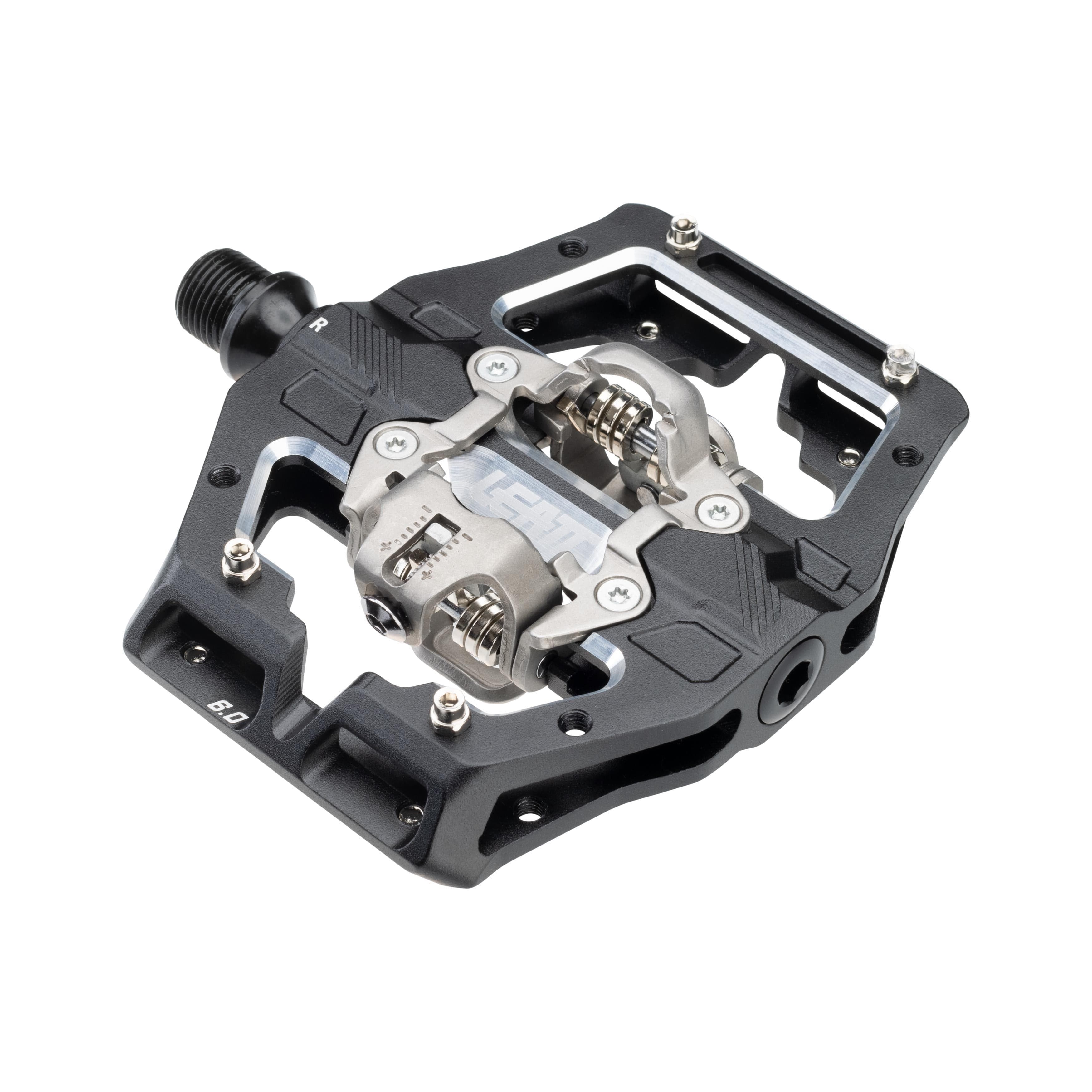 Leatt Gravity 6.0 Pedals 2025: BLACK 110X88MM