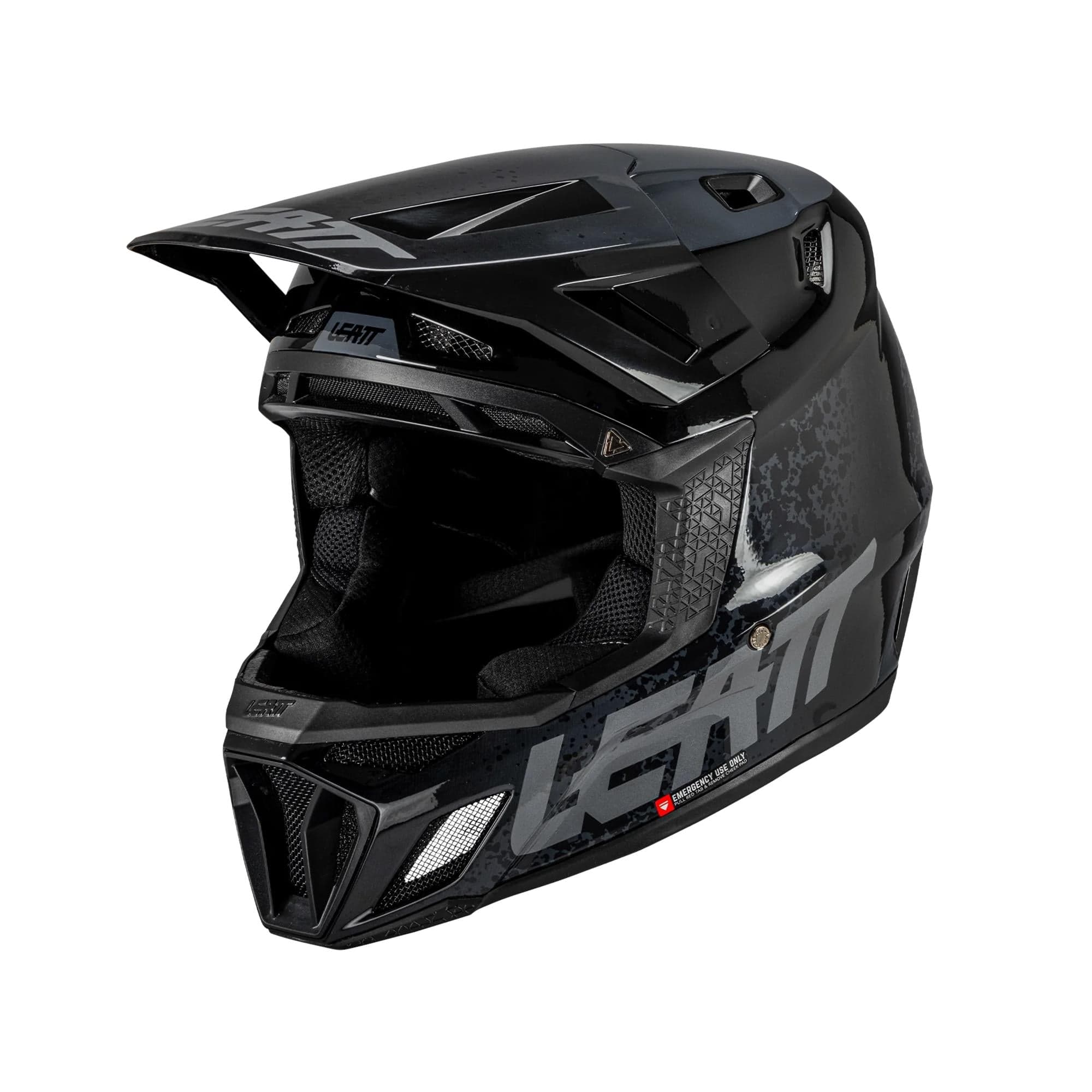 Leatt Gravity 8.0 MTB Helmet 2025: BLACK M 57-58CM