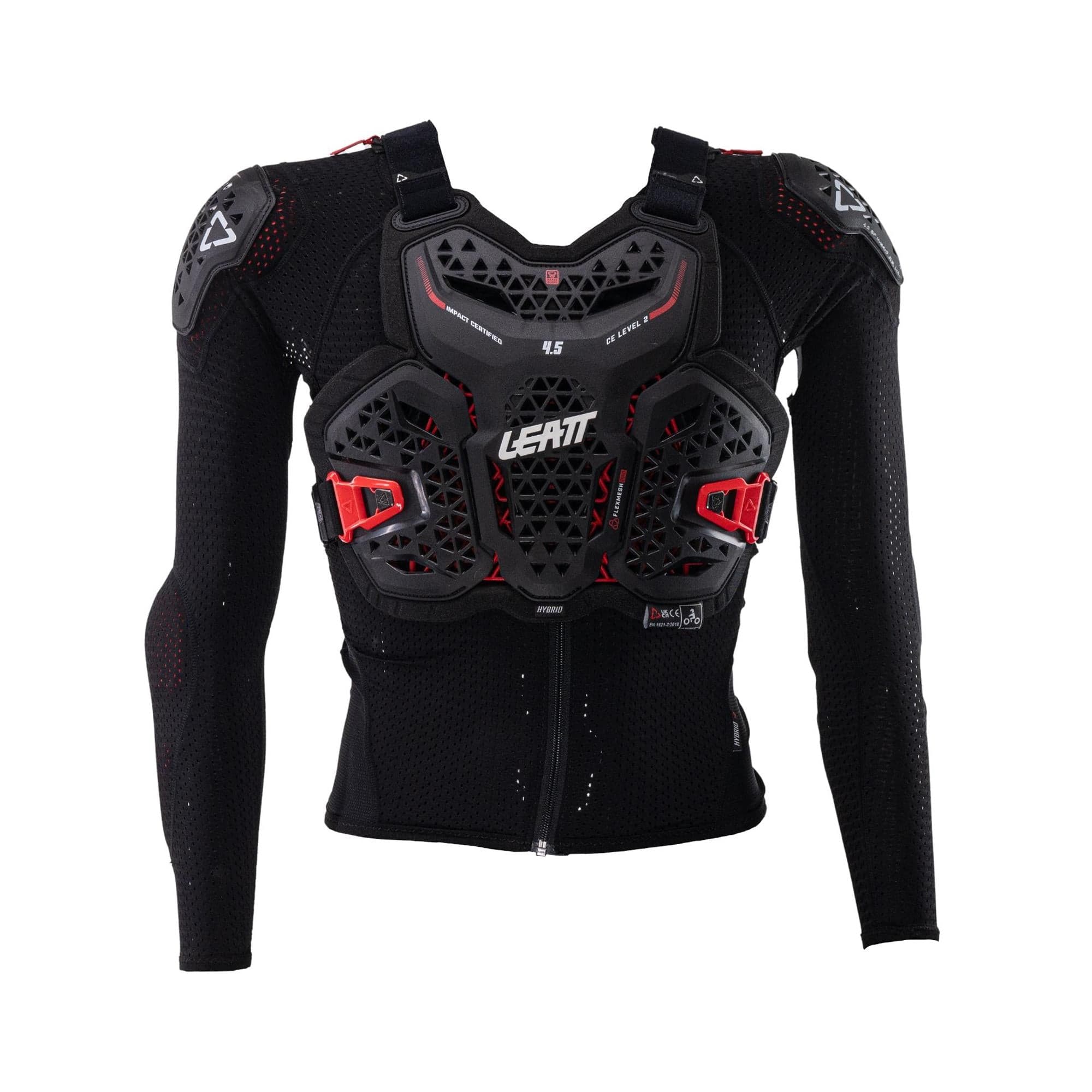 Leatt Hybrid JR 4.5 Body Protector 2026: BLACK L/XL