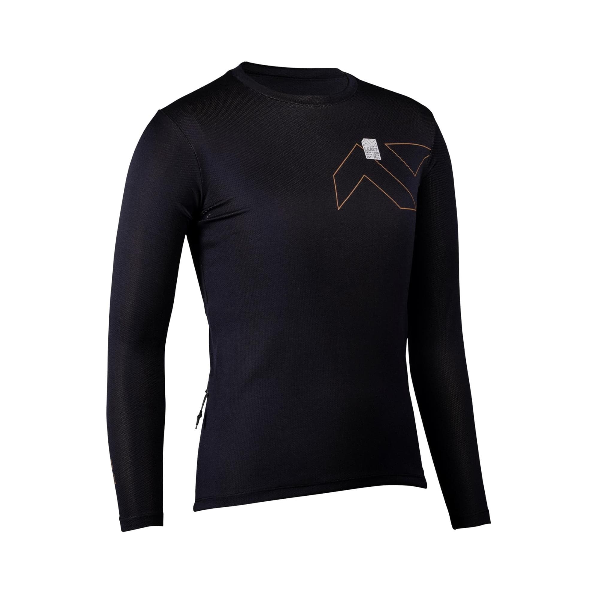 Leatt Women's Trail 3.0 MTB Jersey 2025: BLACK XL